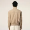 Giacca Harrington in lana vergine beige Giacca Harrington in lana vergine beige