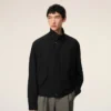 Giacca Harrington in lana vergine nera Giacca Harrington in lana vergine nera