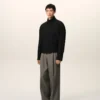 Giacca Harrington in lana vergine nera Giacca Harrington in lana vergine nera