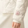 Giacca imbottita in nylon bianco Giacca imbottita in nylon bianco