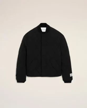 Giacca imbottita in nylon nero