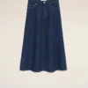 Gonna lunga in cotone blu Gonna lunga in cotone blu