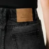 Jeans a zampa in cotone nero Jeans a zampa in cotone nero