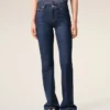 Jeans bootcut in cotone blu Jeans bootcut in cotone blu