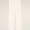 Jeans larghi in cotone bianco Jeans larghi in cotone bianco