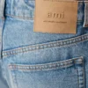Jeans larghi in cotone blu Jeans larghi in cotone blu