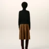 Maglia Ami de Coeur con collo alto in lana nera Maglia Ami de Coeur con collo alto in lana nera