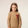 Maglione Ami de Coeur a girocollo in lana marrone Maglione Ami de Coeur a girocollo in lana marrone