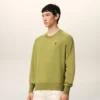 Maglione Ami de Coeur verde in lana a girocollo