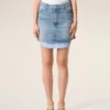 Minigonna in cotone blu Minigonna in cotone blu