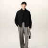 Overshirt imbottita Ami de Coeur in taffetà nero Overshirt imbottita Ami de Coeur in taffetà nero