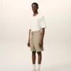 Pantaloncini Ami de Coeur in cotone beige Pantaloncini Ami de Coeur in cotone beige