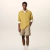 Pantaloncini Ami de Coeur in cotone beige con elastico in vita Pantaloncini Ami de Coeur in cotone beige con elastico in vita