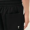 Pantaloncini Ami de Coeur in cotone nero Pantaloncini Ami de Coeur in cotone nero