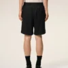 Pantaloncini Ami de Coeur in cotone nero con elastico in vita Pantaloncini Ami de Coeur in cotone nero con elastico in vita