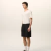 Pantaloncini Ami de Coeur in nylon nero con elastico in vita e borchie Pantaloncini Ami de Coeur in nylon nero con elastico in vita e borchie
