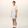 Pantaloncini bianchi in cotone elasticizzato Pantaloncini bianchi in cotone elasticizzato