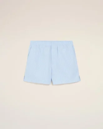 pantaloncini blu in cotone elasticizzato 1 330x413 - Pantaloncini blu in cotone elasticizzato