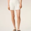 Pantaloncini in cotone bianco con etichetta Ami Paris Heritage Pantaloncini in cotone bianco con etichetta Ami Paris Heritage
