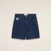 Pantaloncini in cotone blu con etichetta Ami Paris Heritage Pantaloncini in cotone blu con etichetta Ami Paris Heritage