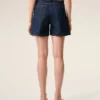 Pantaloncini in cotone blu con etichetta Ami Paris Heritage Pantaloncini in cotone blu con etichetta Ami Paris Heritage