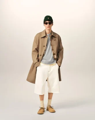 Pantaloncini larghi in cotone bianco
