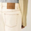 Pantaloncini larghi in cotone bianco Pantaloncini larghi in cotone bianco