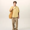 Pantaloni da lavoro in cotone beige