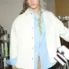 Pantaloni da lavoro in cotone beige