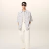 Pantaloni da lavoro in cotone bianco Pantaloni da lavoro in cotone bianco