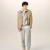 Pantaloni da tuta Ami de Coeur in cotone grigio Pantaloni da tuta Ami de Coeur in cotone grigio