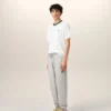 Pantaloni da tuta Ami de Coeur in cotone grigio Pantaloni da tuta Ami de Coeur in cotone grigio