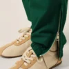 Pantaloni da tuta Ami de Coeur in cotone verde Pantaloni da tuta Ami de Coeur in cotone verde