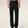 Pantaloni dritti in lana nera Pantaloni dritti in lana nera