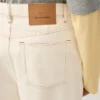 Pantaloni larghi in cotone bianco Pantaloni larghi in cotone bianco