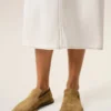 Pantofole Midi in pelle di vacchetta marrone Pantofole Midi in pelle di vacchetta marrone