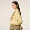 Pochette Mimi in pelle liscia verde Pochette Mimi in pelle liscia verde