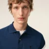 Polo Ami de Coeur in cotone blu a maniche corte Polo Ami de Coeur in cotone blu a maniche corte