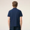 Polo Ami de Coeur in cotone blu a maniche corte Polo Ami de Coeur in cotone blu a maniche corte