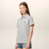 Polo Ami de Coeur in cotone grigio Polo Ami de Coeur in cotone grigio