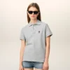 Polo Ami de Coeur in cotone grigio Polo Ami de Coeur in cotone grigio