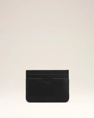 Portacarte Ami de Coeur in pelle di vacchetta nera