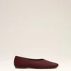 Scarpe basse bicolori in pelle bordeaux Scarpe basse bicolori in pelle bordeaux