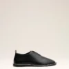 Scarpe Derby Midi in pelle di vacchetta nera Scarpe Derby Midi in pelle di vacchetta nera