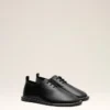 Scarpe Derby Midi in pelle di vacchetta nera Scarpe Derby Midi in pelle di vacchetta nera
