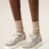 Sneakers A Walk in pelle di vacchetta grigia Sneakers A Walk in pelle di vacchetta grigia
