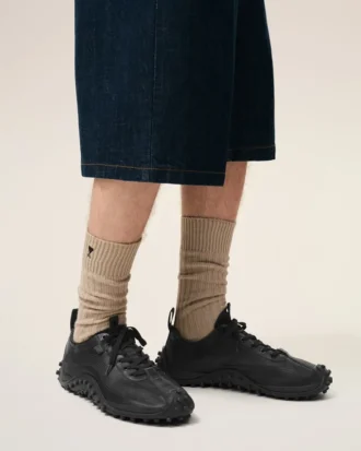 Sneakers Mirage in pelle di vacchetta nera