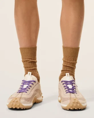 Sneakers Mirage in rete bianca