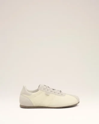 Sneakers morbide in nylon bianco
