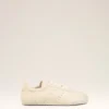 Sneakers morbide in pelle di vacchetta bianca Sneakers morbide in pelle di vacchetta bianca